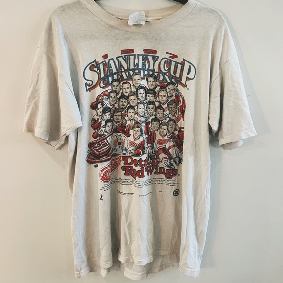 Other - Detroit Red Wings Stanley Cup Graphic T-Shirt - White